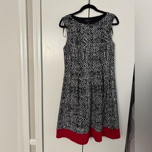 Alyx Monochrome Abstract Dress
